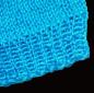 Mobile Preview: Hand knitted baby cap in turquoise with a head circumference 42 cm 16,54 inch